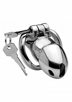 Rikers 24-7 - Stainless Steel Locking Chastity Cage