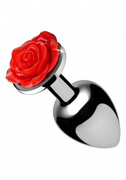 Red Rose - Butt Plug - Medium