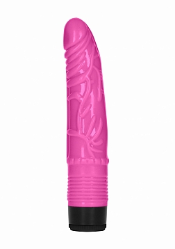 Slight Realistic Dildo Vibrator - 8" / 20 cm