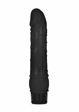 Thin Realistic Dildo Vibrator - 8" / 20 cm