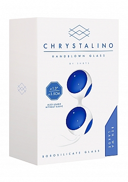 Chrystalino - Ben Wa Large - Blue