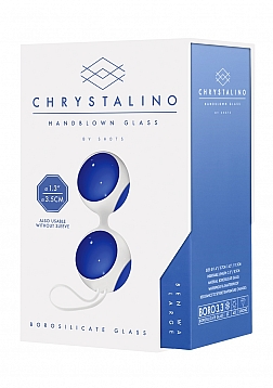Chrystalino - Ben Wa Large - Blue