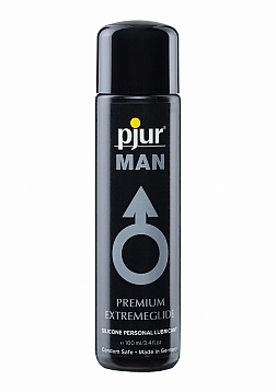 MAN Extreme Glide - Siliconebased Lubricant and Massage Gel for Men - 3 fl oz / 100 ml