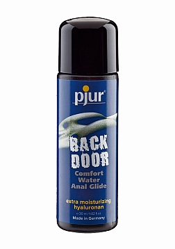 Backdoor Comfort Glide - Waterbased Anal Lubricant and Massage Gel with Hyaluronic Acid - 1 fl oz /