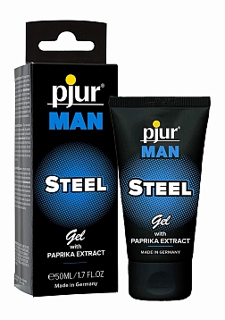 MAN - Steel Gel - Lubricant and Massage Gel - 2 fl oz / 50 ml