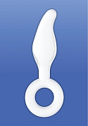 Gripper - Glass Dildo with Ring  Gripper - Glass Dildo with Ring