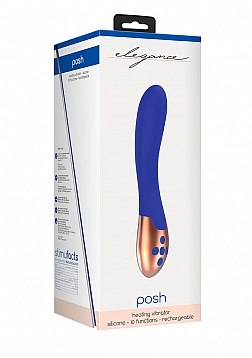Elegance - Heating G-Spot Vibrator - Blue