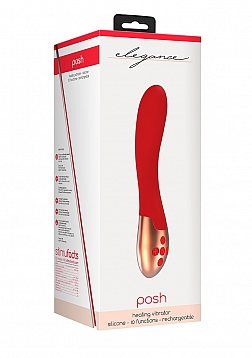 Elegance - Heating G-Spot Vibrator - Red