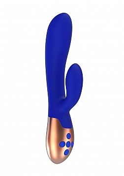 Elegance - Heating Vibrator - Blue