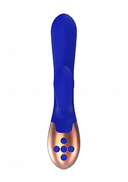 Elegance - Heating Vibrator - Blue