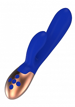 Elegance - Heating Vibrator - Blue