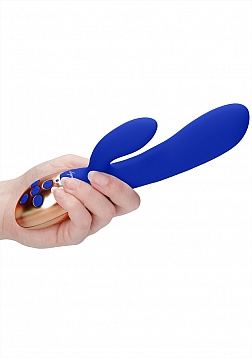 Elegance - Heating Vibrator - Blue