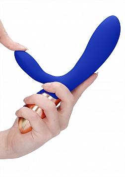 Elegance - Heating Vibrator - Blue