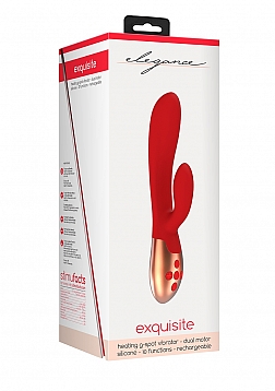 Elegance - Heating Vibrator - Red