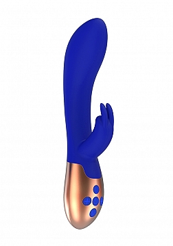 Elegance - Heating Rabbit Vibrator - Blue