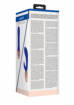 Elegance - Heating Rabbit Vibrator - Blue