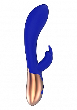 Elegance - Heating Rabbit Vibrator - Blue