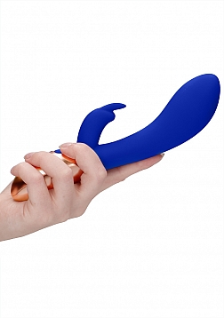 Elegance - Heating Rabbit Vibrator - Blue