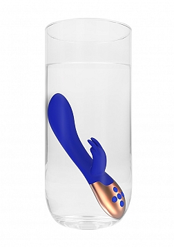 Elegance - Heating Rabbit Vibrator - Blue