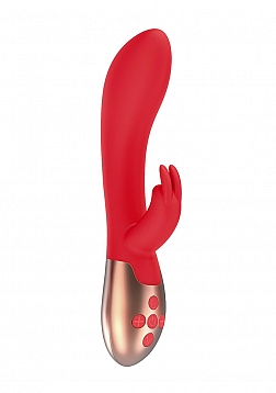 Elegance - Heating Rabbit Vibrator - Red