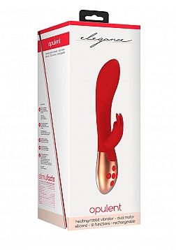Elegance - Heating Rabbit Vibrator - Red