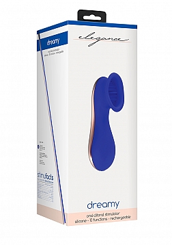 Elegance - Oral Clitoral Stimulator - Blue