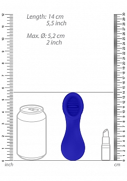 Elegance - Oral Clitoral Stimulator - Blue