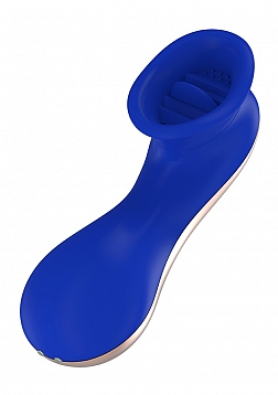 Elegance - Oral Clitoral Stimulator - Blue