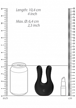 Elegance - Dual Motor Clitoral Stimulator - Black