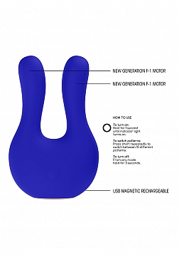 Elegance - Dual Motor Clitoral Stimulator - Blue
