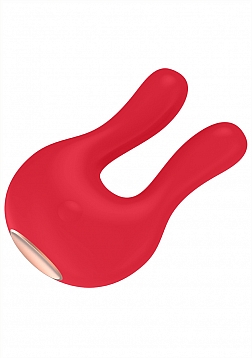 Elegance - Dual Motor Clitoral Stimulator - Red
