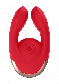 Elegance - Dual Motor Clitoral Stimulator - Red