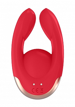 Elegance - Dual Motor Clitoral Stimulator - Red