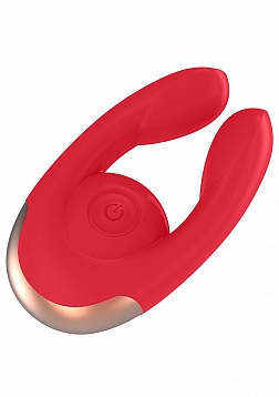 Elegance - Dual Motor Clitoral Stimulator - Red