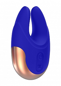 Elegance - Dual Motor Clitoral Stimulator - Blue