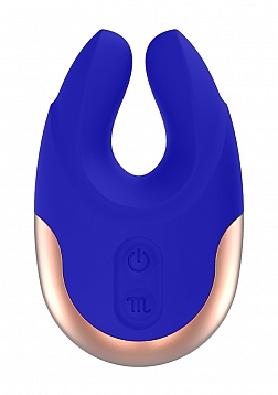 Elegance - Dual Motor Clitoral Stimulator - Blue