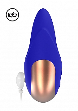 Elegance - Dual Motor Clitoral Stimulator - Blue