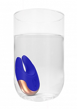 Elegance - Dual Motor Clitoral Stimulator - Blue