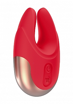 Elegance - Dual Motor Clitoral Stimulator - Red