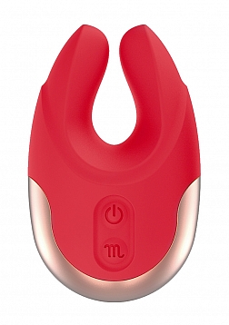 Elegance - Dual Motor Clitoral Stimulator - Red