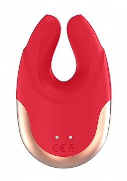 Elegance - Dual Motor Clitoral Stimulator - Red