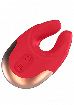 Elegance - Dual Motor Clitoral Stimulator - Red