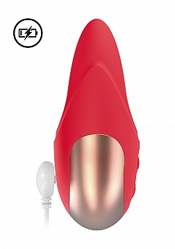 Elegance - Dual Motor Clitoral Stimulator - Red