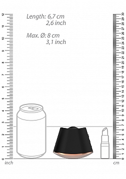 Elegance - 180/360 Degree Rotating & Vibrating Clitoral Stimulator - Black