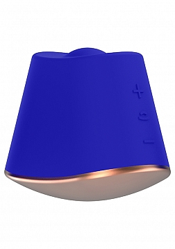 Elegance - 180/360 Degree Rotating & Vibrating Clitoral Stimulator - Blue