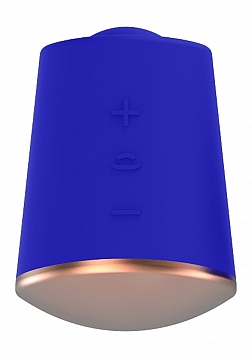 Elegance - 180/360 Degree Rotating & Vibrating Clitoral Stimulator - Blue