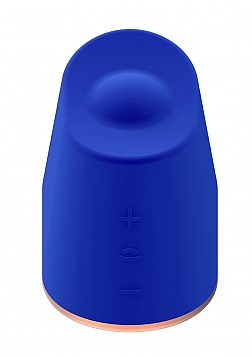 Elegance - 180/360 Degree Rotating & Vibrating Clitoral Stimulator - Blue