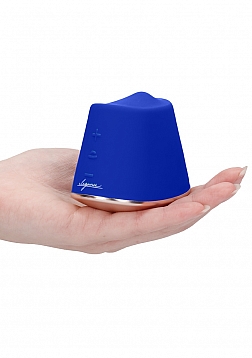 Elegance - 180/360 Degree Rotating & Vibrating Clitoral Stimulator - Blue