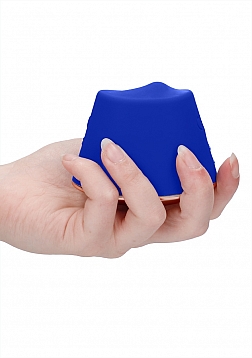 Elegance - 180/360 Degree Rotating & Vibrating Clitoral Stimulator - Blue
