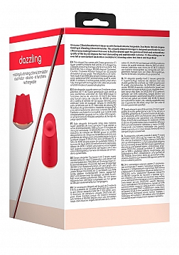 Elegance - 180/360 Degree Rotating & Vibrating Clitoral Stimulator - Red